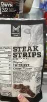 STEAK STRIPS BEEF SNACKS