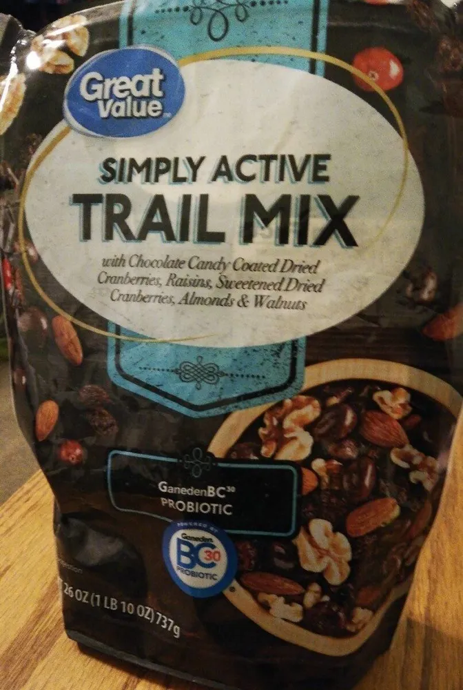 Great Value Simply Active Trail Mix, 26 Oz