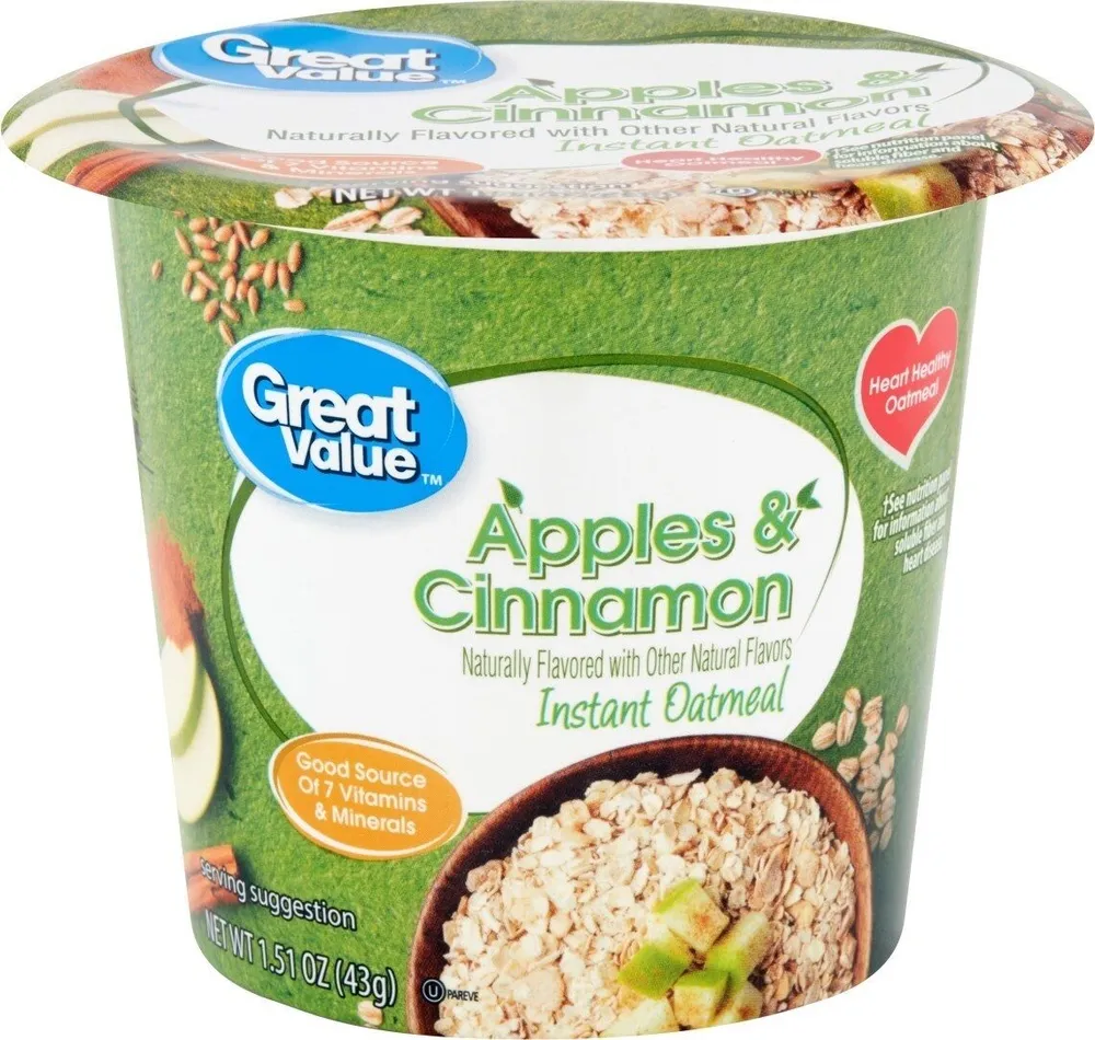 Apples & Cinnamon Instant Oatmeal