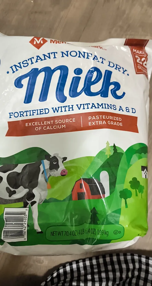 Instant nonfat dry milk