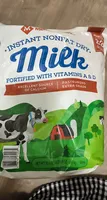 Instant nonfat dry milk
