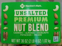 Unsalted premium nut blend