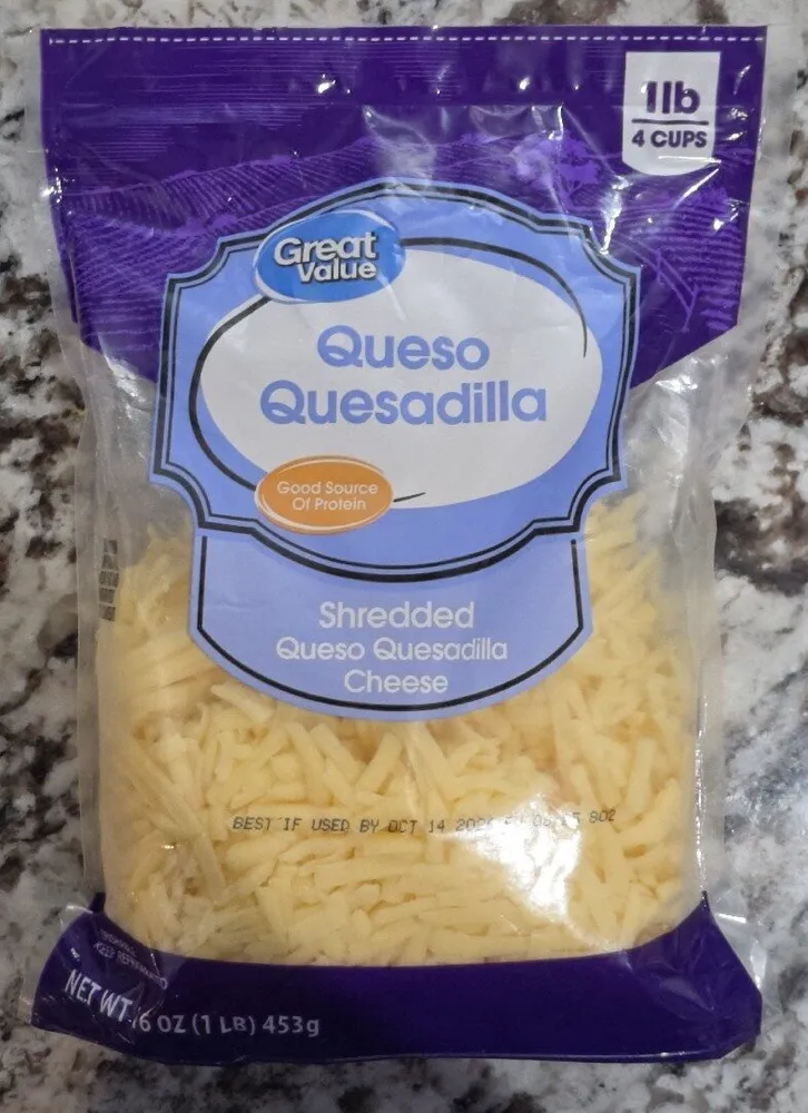 Queso Quesadilla Shredded Queso Quesadilla Cheese