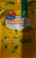 Sweetened dried philippine mango