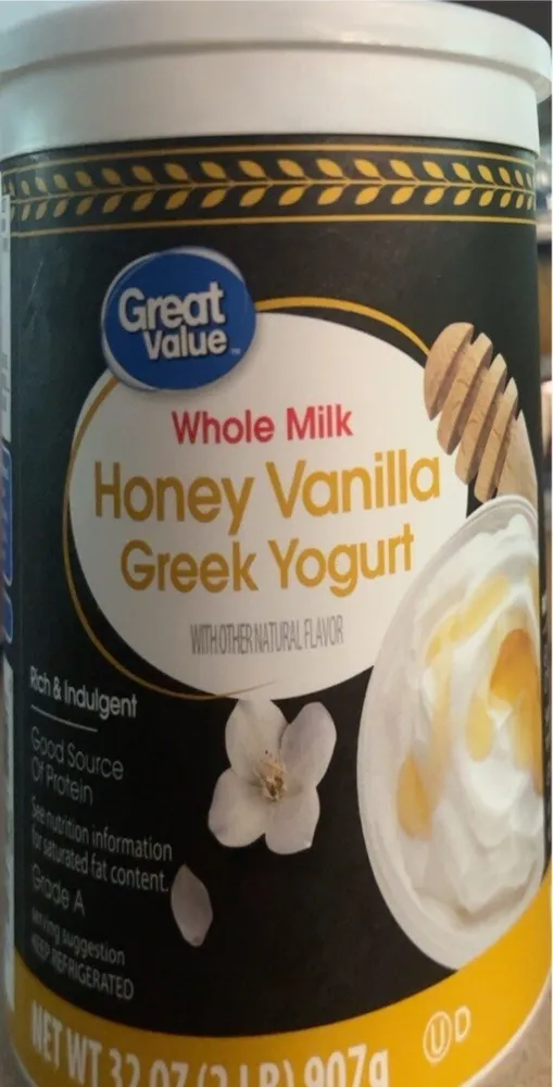 Whole Milk Honey Vanilla Greek Yogurt