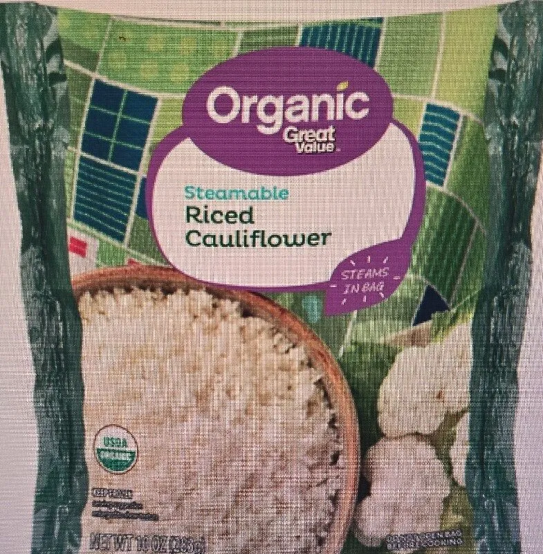 Steamerable Riced Cauliflower