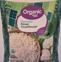 Steamerable Riced Cauliflower