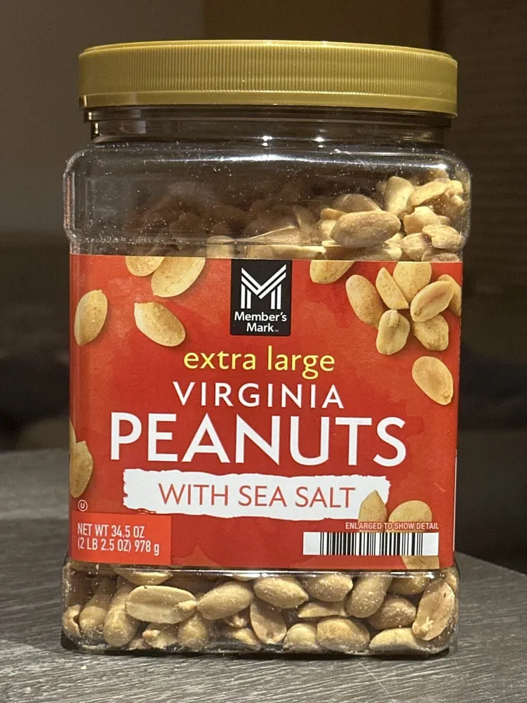extra large VIRGINIA PEANUTS WITH SEA SALT