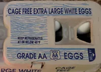Cage Free Extra Large White Eggs
