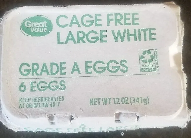 Cage Free Large White Eggs
