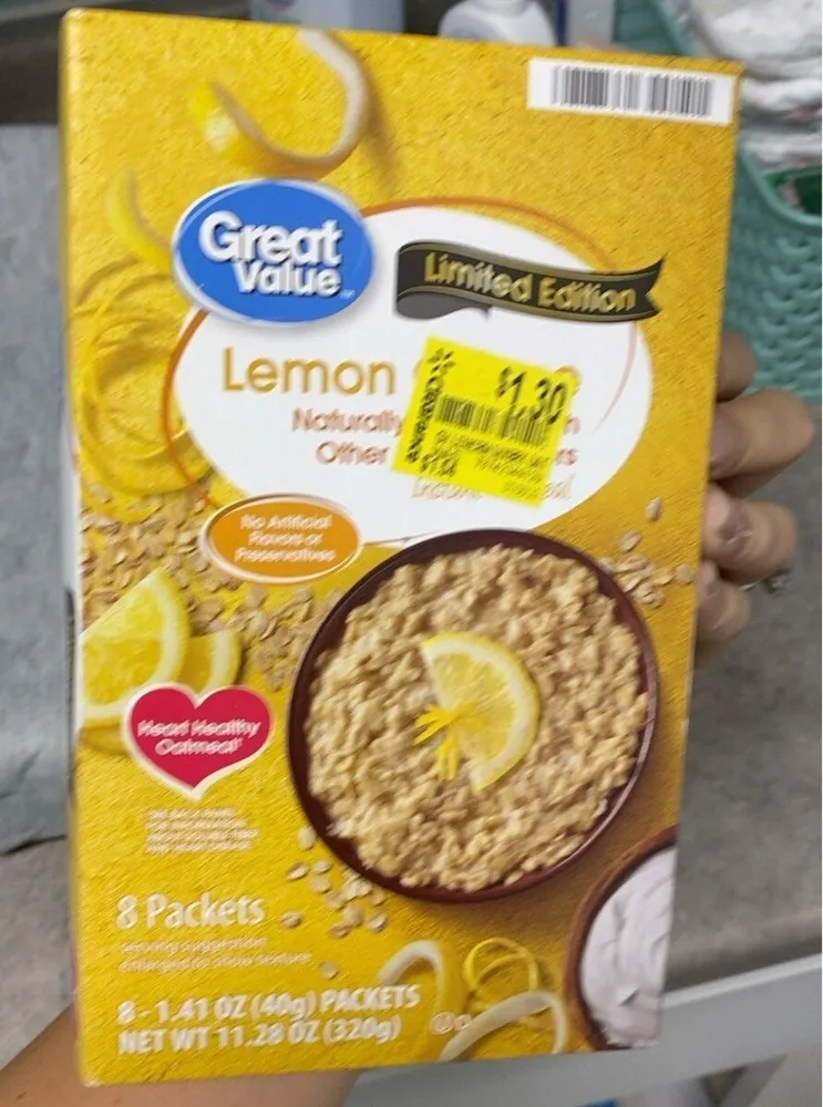 Lemon creme oatmeal