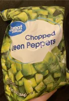 Chopped Green Peppers