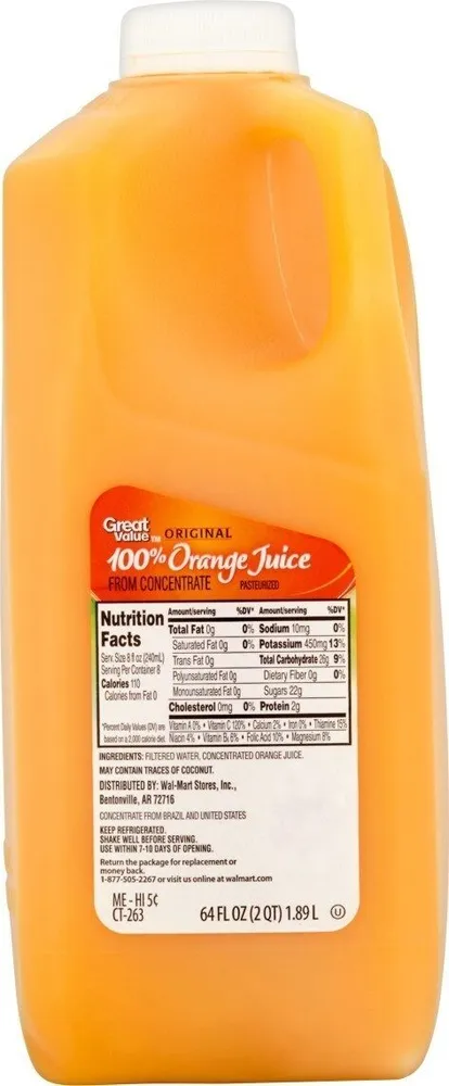 100% Orange Juice