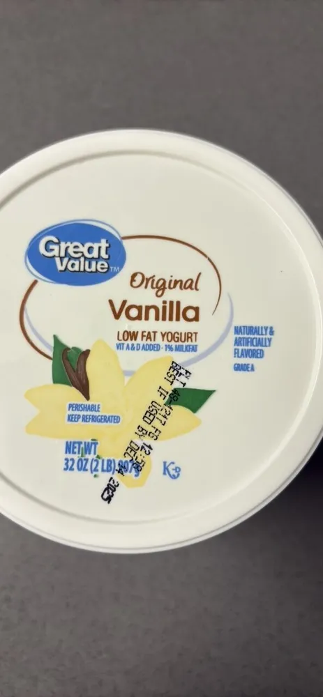 Original Vanilla Low Fat Yogurt