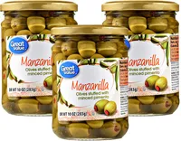 Stuffed Manzanilla Olives with Minced Pimento