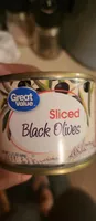 Sliced Black Ripe Olives