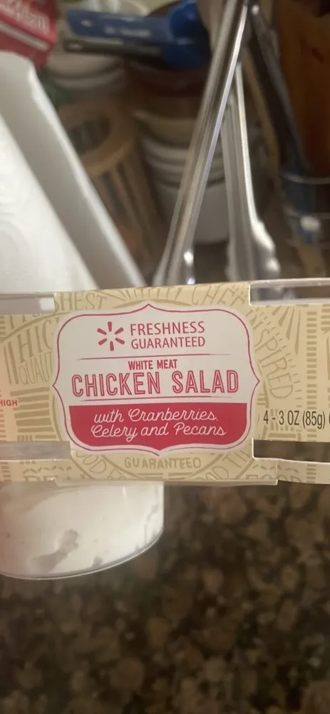 White Meat Chicken Salad with Cranberries, Celery and Pecans