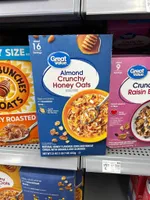 Almond Crunchy Honey Oats