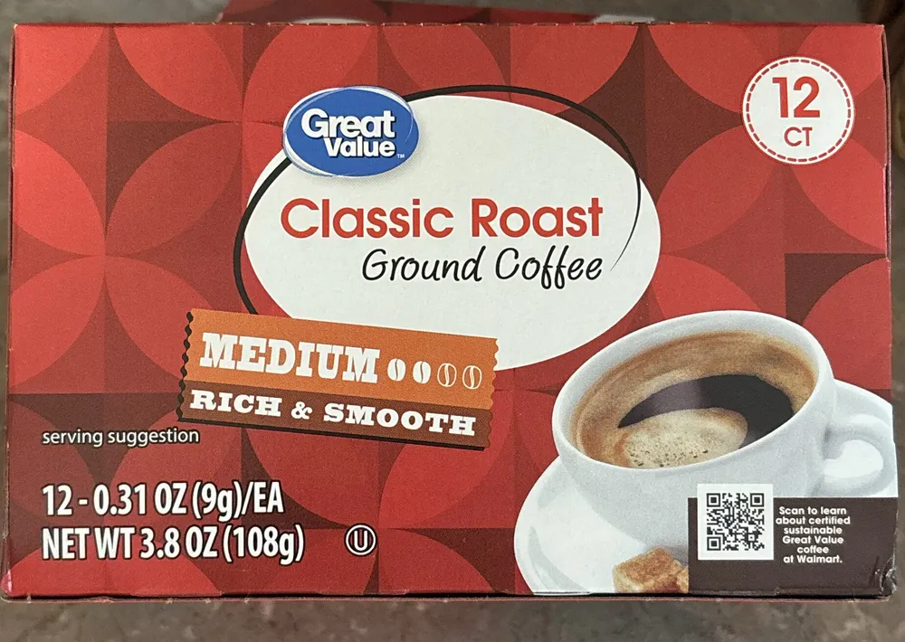 Classic roast ground coffee