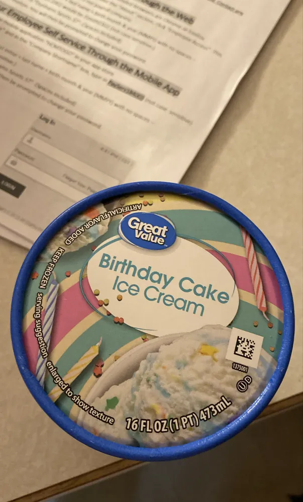 Birthday Cake Ice Cream