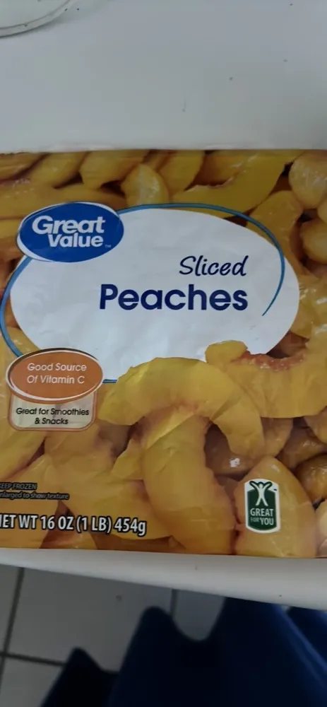 Sliced Peaches