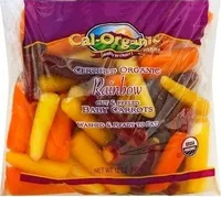 Organic Rainbow Cut & Peeled Baby Carrots