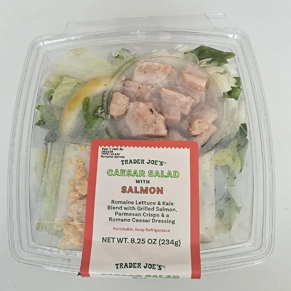 Caesar Salad with Salmon