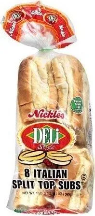 8 Italian Split Top Subs