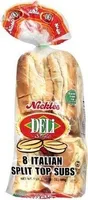 8 Italian Split Top Subs
