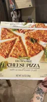 GLUTEN FREE CHEESE PIZZA with a cauliflower crust