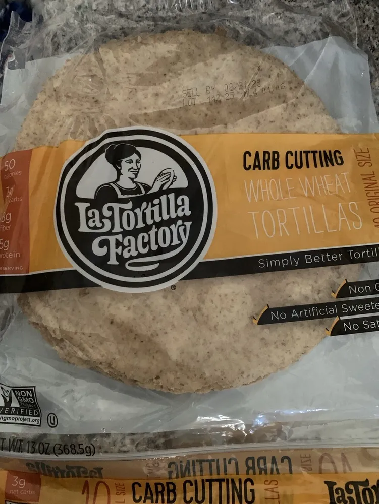 Carb Cutting Whole Wheat Tortillas