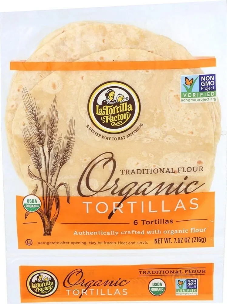 traditional flour tortillas