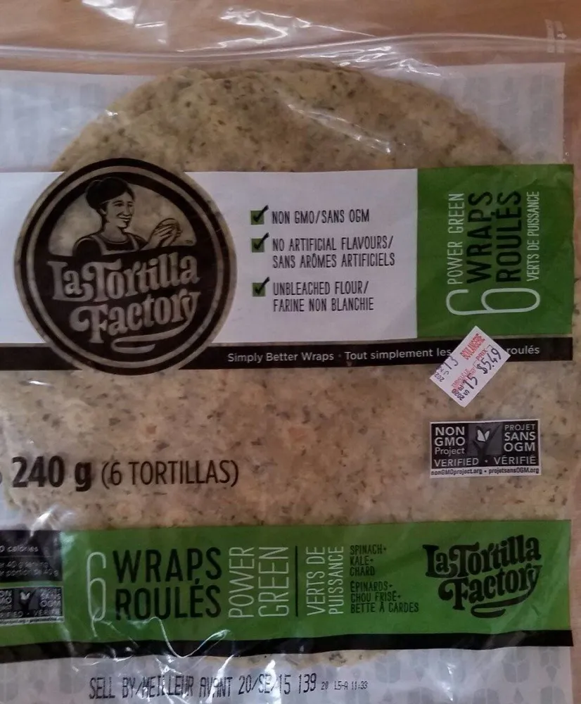 Power Greens Wraps