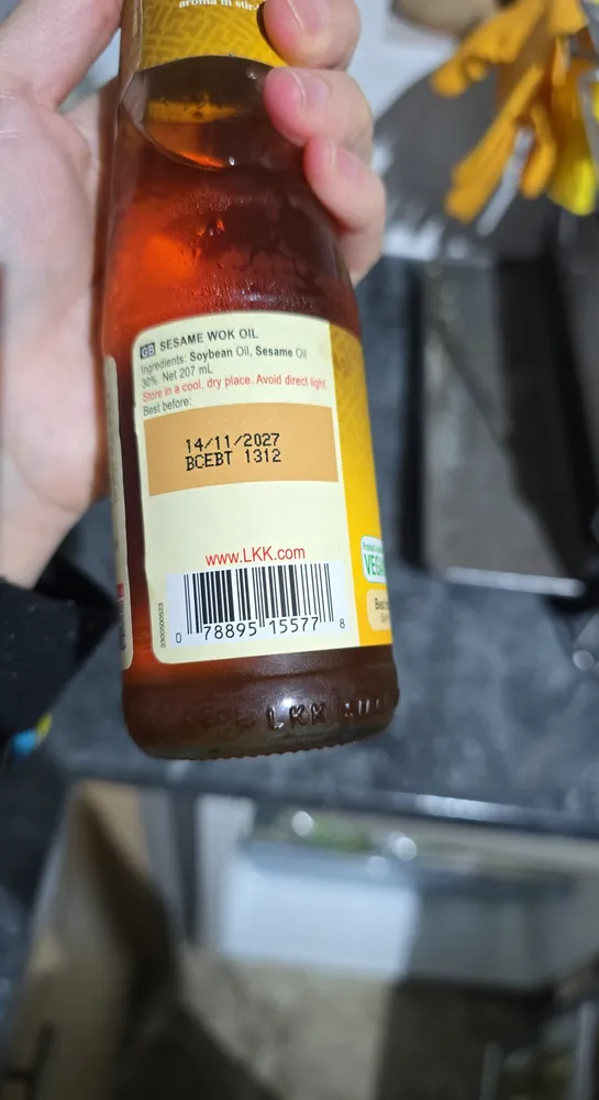 Sesame wok oil