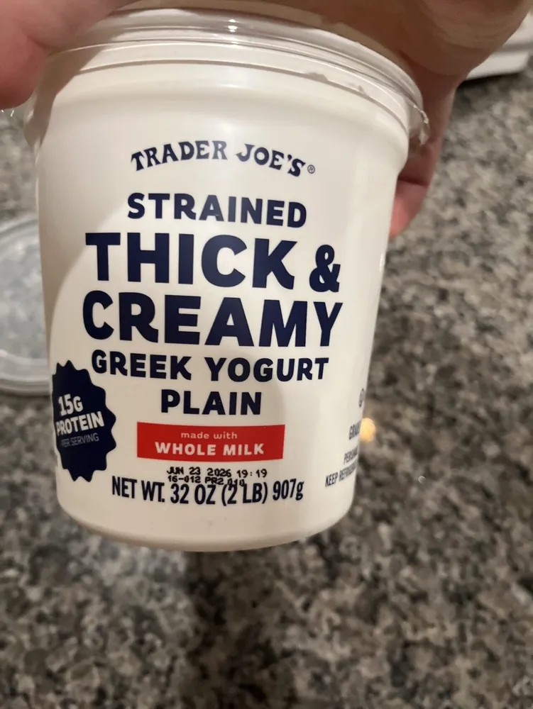 STRRAINED THICK & CREAMY GREEK YOGURT PLAIN