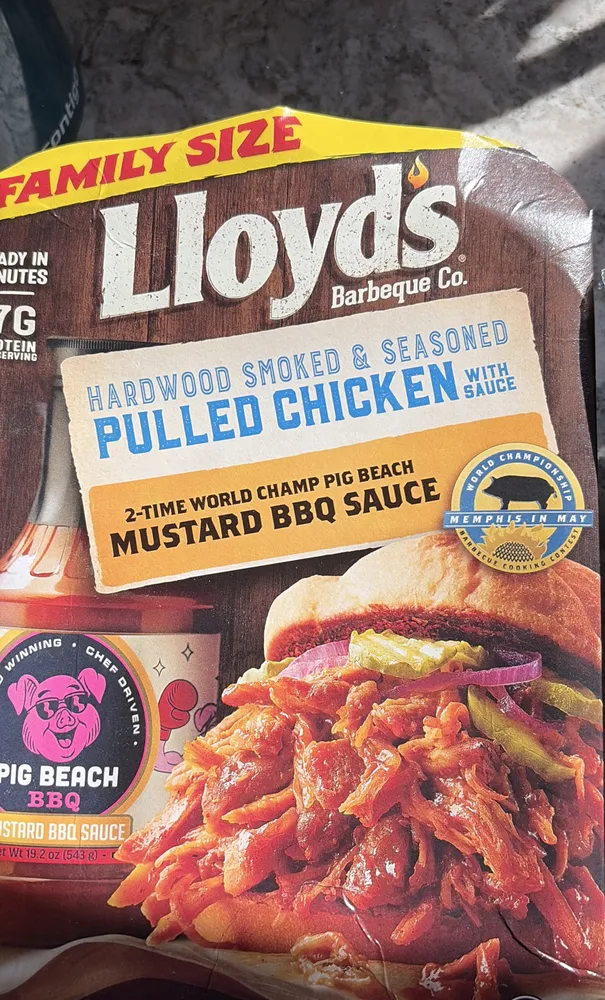 Pulled Chicken with Pig Beach Mustard BBQ Sauce