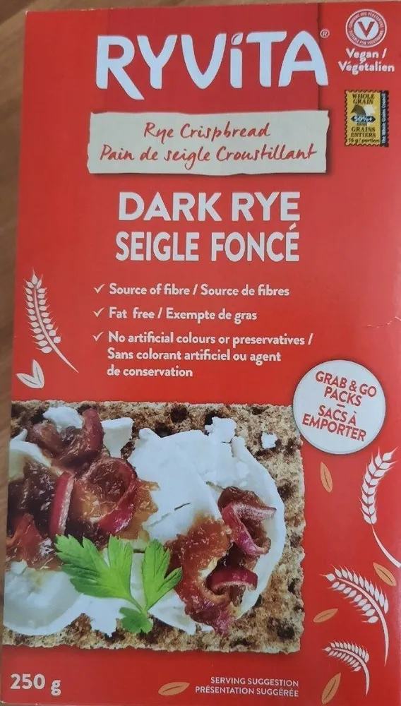 Dark Rye Crispbread