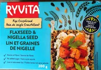Ryvita lin er graines de nigelle