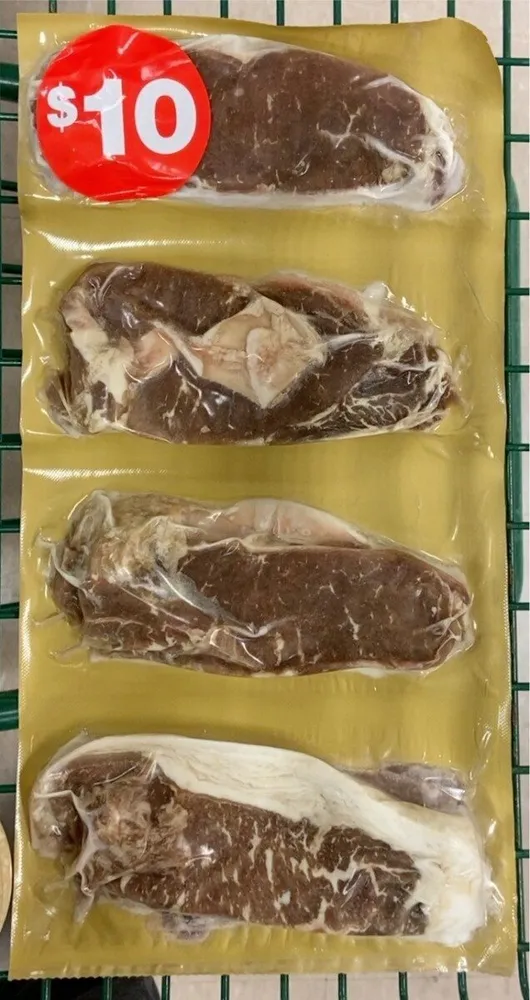 Seasonsd Beef Strip Loin Steaks