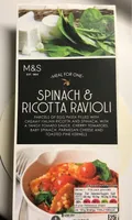 Spinach & ricotta ravioli
