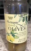 Lemon Stuffed Olives Chalkidiki Green Olives & Lemon Peel