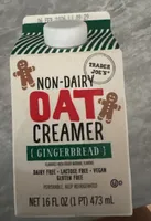 Non-Dairy Oat Creamer Gingerbread