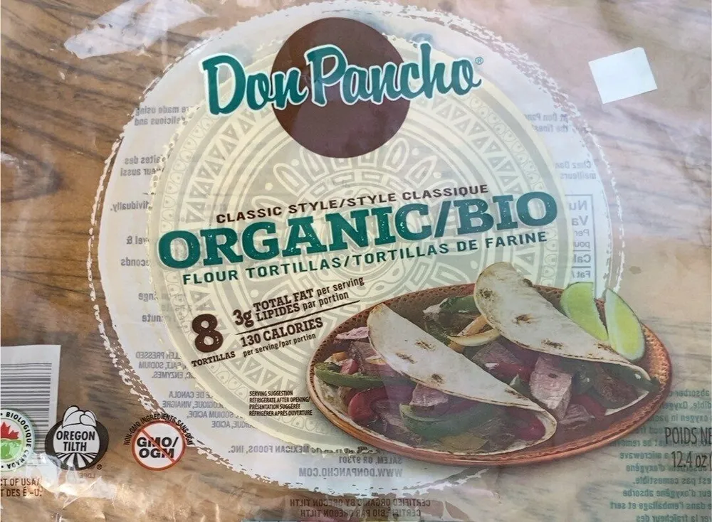 Organic Flour Tortillas
