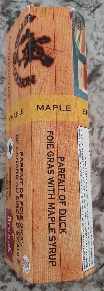 Foie gras de canard au sirop d'érable