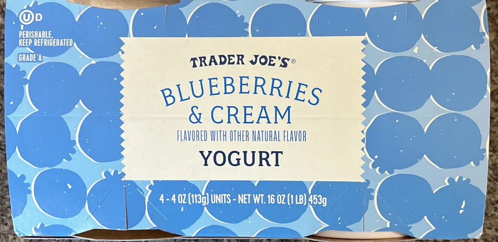 Blueberries & Cream Yogurt