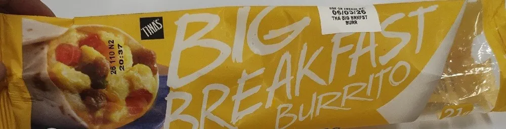 Big Breakfast Burrito Meat Lovers
