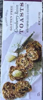 Cranberry Raisin Toasts with Pumpkin Seeds & Rosemary