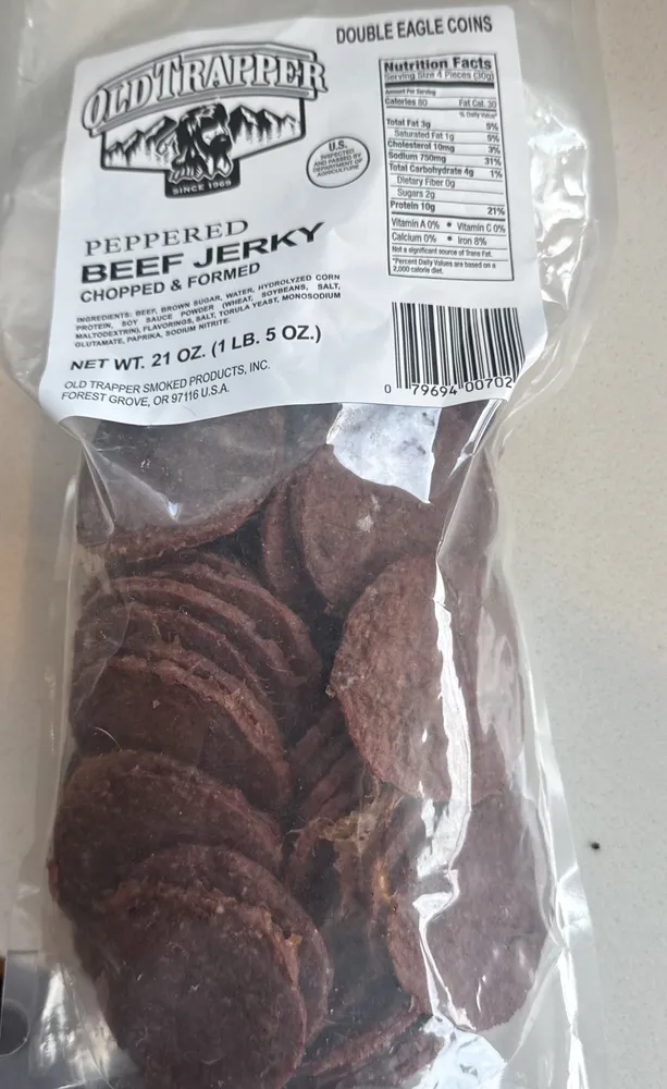 Peppered Beef Jerky Chopped & Formed