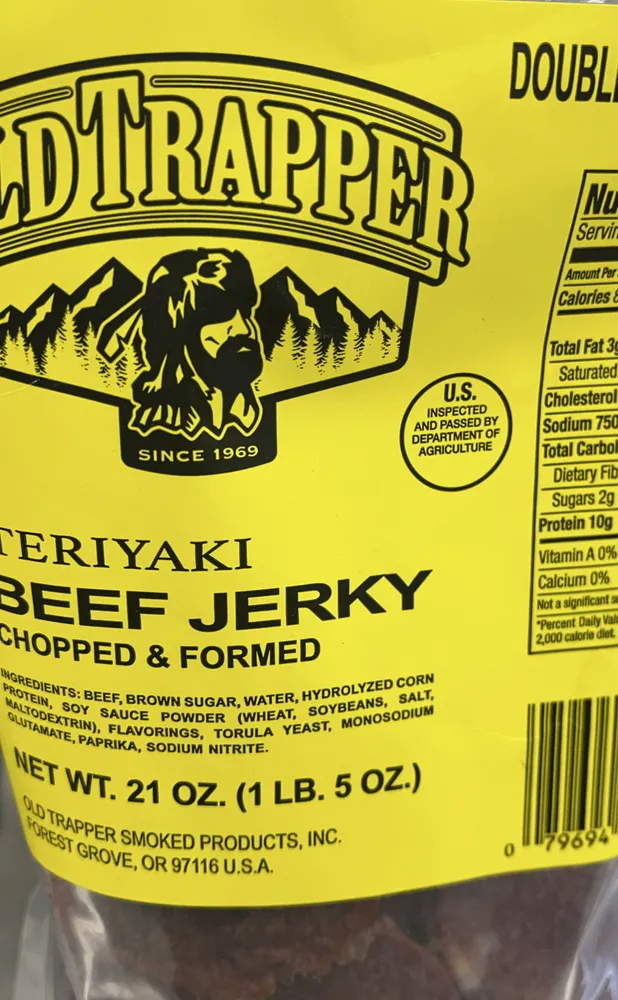 Teriyaki Beef Jerky Chopped & Formed