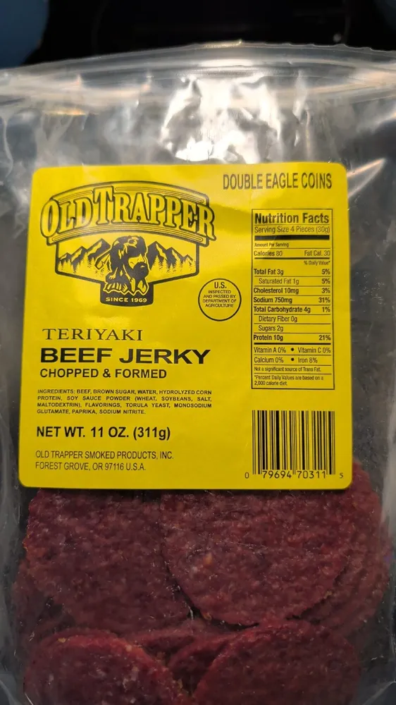 Teriyaki Beef Jerky Eagle Coins